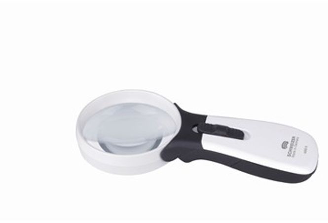 Hovedbilde Lupe med led lys 12D/4X, ...