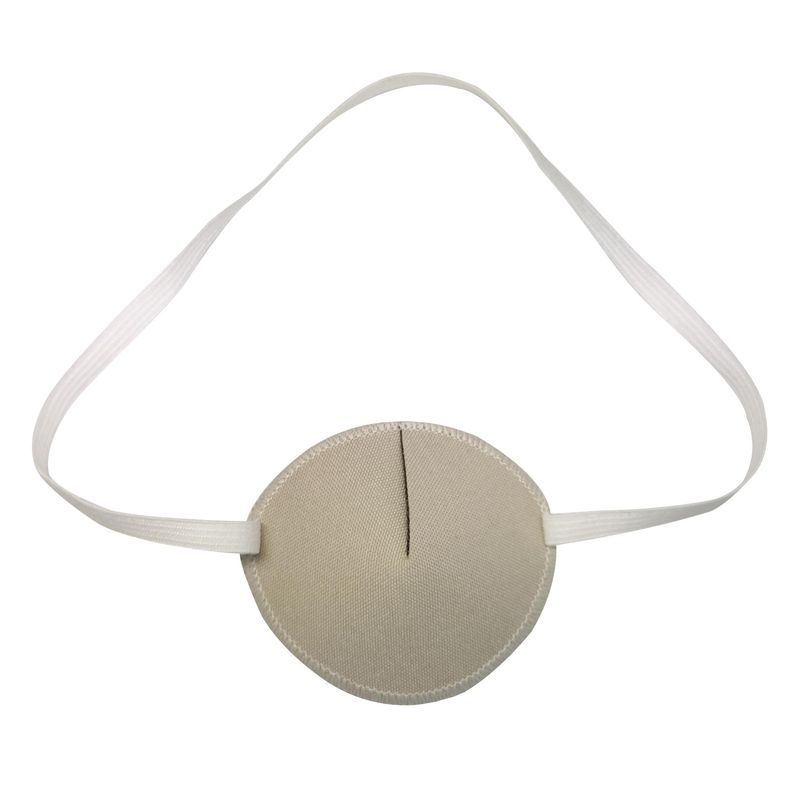 Øyelapp med hodestrikk for voksne - Grå/beige