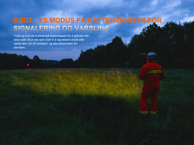 Fenix HP35R SAR Hodelykt 4000LM