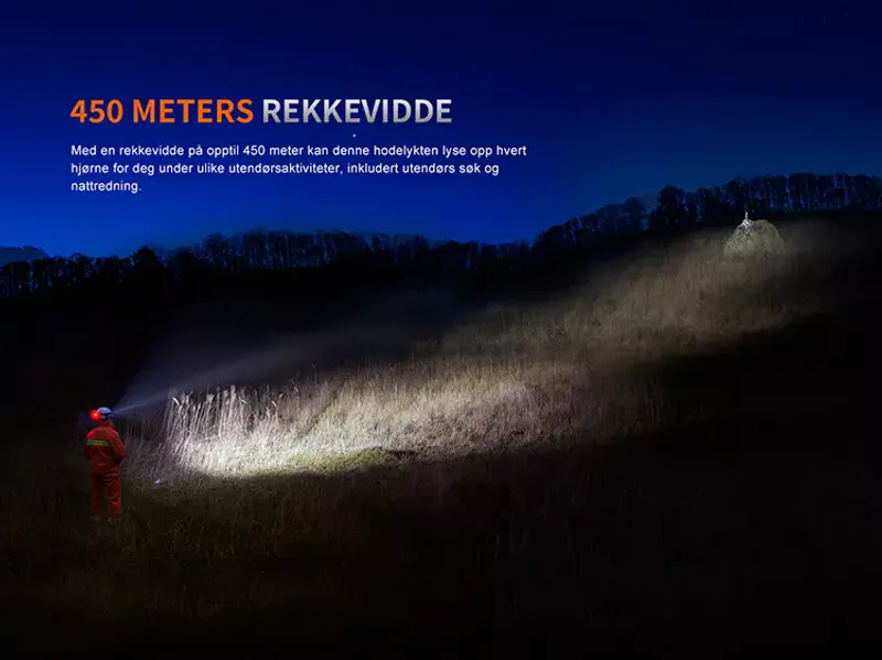 Fenix HP35R SAR Hodelykt 4000LM